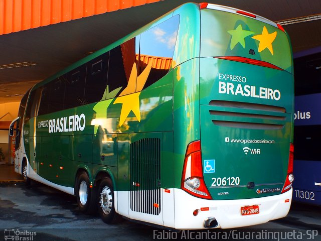 Expresso Brasileiro 206120 na cidade de Guaratinguetá, São Paulo, Brasil, por Fabio Alcantara. Número da foto: #2614108.
