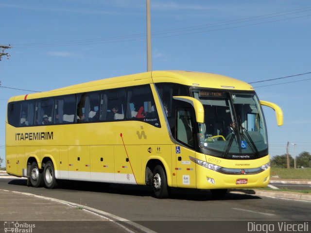 Viação Itapemirim 60787 na cidade de Marília, São Paulo, Brasil, por Diogo Viec. Número da foto: #2616022.