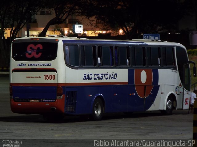 Viação São Cristóvão 1500 na cidade de Aparecida, São Paulo, Brasil, por Fabio Alcantara. Número da foto: #2615654.