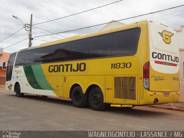 Empresa Gontijo de Transportes 11830 na cidade de Lassance, Minas Gerais, Brasil, por Wagner Gontijo Várzea da Palma-mg. Número da foto: #2568554.