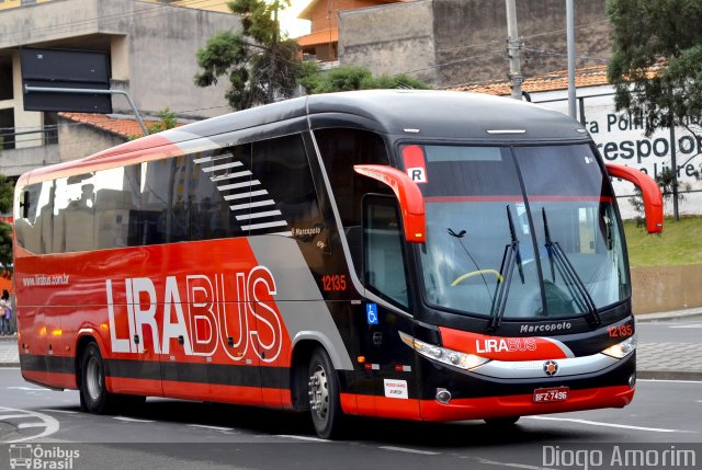 Lirabus 12135 na cidade de Sorocaba, São Paulo, Brasil, por Diogo Amorim. ID da foto: 2568608.