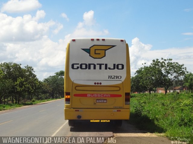 Empresa Gontijo de Transportes 11210 na cidade de Várzea da Palma, Minas Gerais, Brasil, por Wagner Gontijo Várzea da Palma-mg. ID da foto: 2568557.