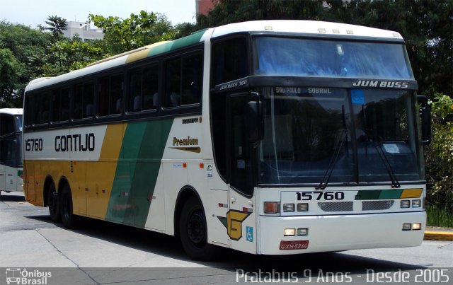 Empresa Gontijo de Transportes 15760 na cidade de São Paulo, São Paulo, Brasil, por Cristiano Soares da Silva. ID da foto: 2568059.