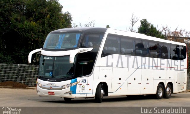 Auto Viação Catarinense 3375 na cidade de Curitiba, Paraná, Brasil, por Luiz Scarabotto . ID da foto: 2568663.