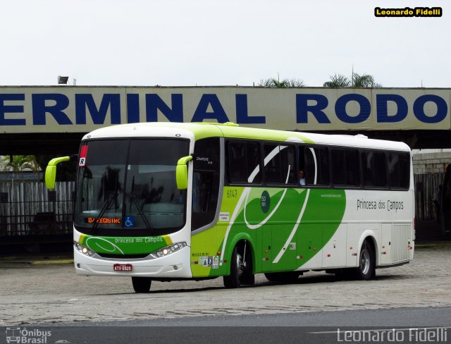 Expresso Princesa dos Campos 6147 na cidade de Registro, São Paulo, Brasil, por Leonardo Fidelli. ID da foto: 2619123.