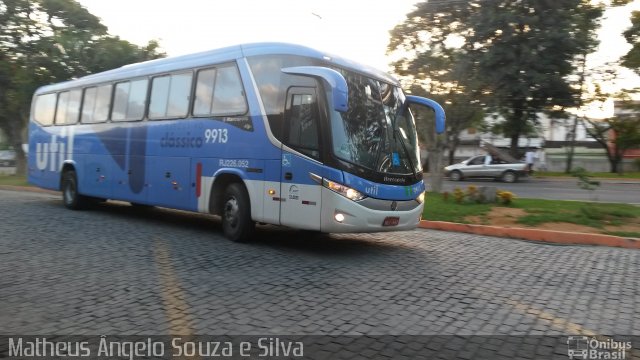 UTIL - União Transporte Interestadual de Luxo 9913 na cidade de Valença, Rio de Janeiro, Brasil, por Matheus Ângelo Souza e Silva. Número da foto: #2569582.