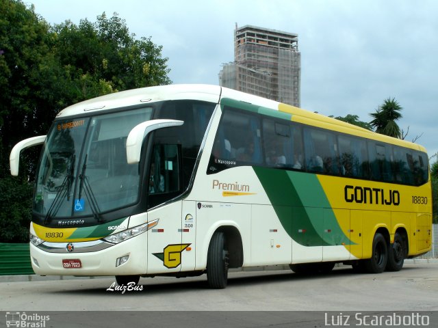 Empresa Gontijo de Transportes 18830 na cidade de Curitiba, Paraná, Brasil, por Luiz Scarabotto . Número da foto: #2570855.