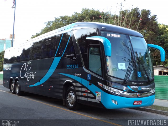 Empresa de Ônibus Nossa Senhora da Penha 53004 na cidade de Curitiba, Paraná, Brasil, por Alexandre Rodrigo. Número da foto: #2570890.