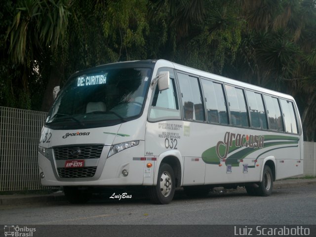 Viação Graciosa 032 na cidade de Curitiba, Paraná, Brasil, por Luiz Scarabotto . Número da foto: #2570830.