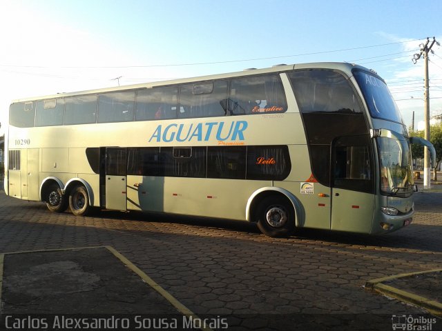 Aguatur Transporte e Turismo 10290 na cidade de Piranhas, Goiás, Brasil, por Carlos Alexsandro Sousa Morais. ID da foto: 2570777.