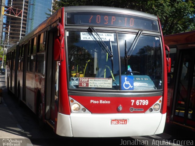 Viação Gatusa Transportes Urbanos 7 6799 na cidade de São Paulo, São Paulo, Brasil, por Jonathan  Aguiar Correa. Número da foto: #2569711.