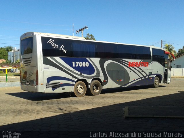 Barrattur - Transportes e Turismo 17000 na cidade de Piranhas, Goiás, Brasil, por Carlos Alexsandro Sousa Morais. Número da foto: #2569713.