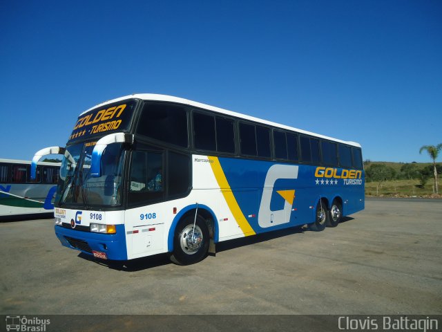 Golden Turismo 9108 na cidade de Borda da Mata, Minas Gerais, Brasil, por Clovis Battagin. Número da foto: #2571837.