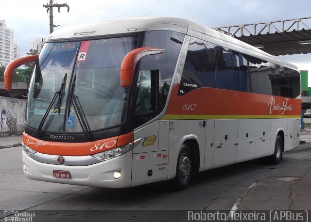 Viação Vale do Tietê 810 na cidade de São Paulo, São Paulo, Brasil, por Roberto Teixeira. ID da foto: 2573029.