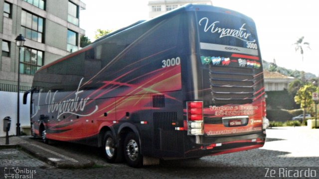 Vimaratur - Vimara Turismo 3000 na cidade de Petrópolis, Rio de Janeiro, Brasil, por Zé Ricardo Reis. Número da foto: #2571708.