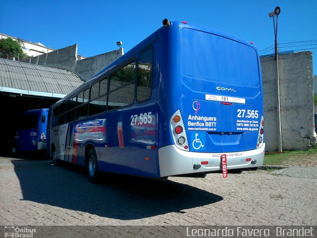 BBTT - Benfica Barueri Transporte e Turismo 27.565 na cidade de Barueri, São Paulo, Brasil, por Leonardo Fávero  Brandet. Número da foto: #2572251.
