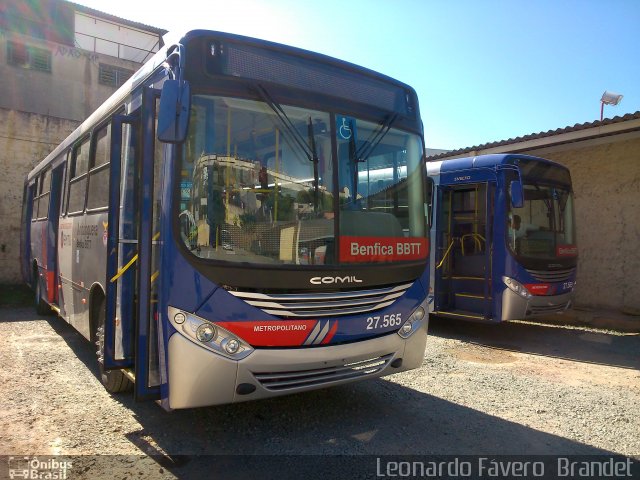BBTT - Benfica Barueri Transporte e Turismo 27.565 na cidade de Barueri, São Paulo, Brasil, por Leonardo Fávero  Brandet. Número da foto: #2572254.