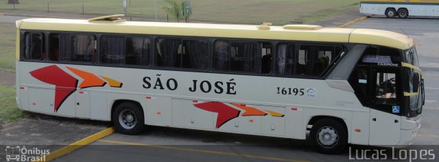 Expresso São José do Tocantins 16195 na cidade de Goiânia, Goiás, Brasil, por Lucas Gabriel Resende Lopes. Número da foto: #2572660.
