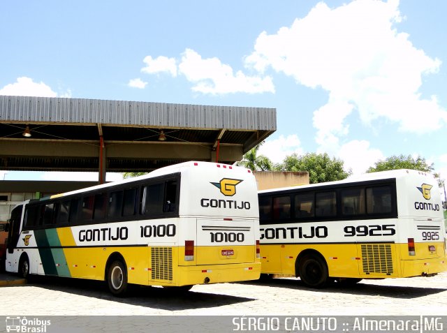 Empresa Gontijo de Transportes 10100 na cidade de Almenara, Minas Gerais, Brasil, por Sérgio Augusto Braga Canuto. ID da foto: 2572994.