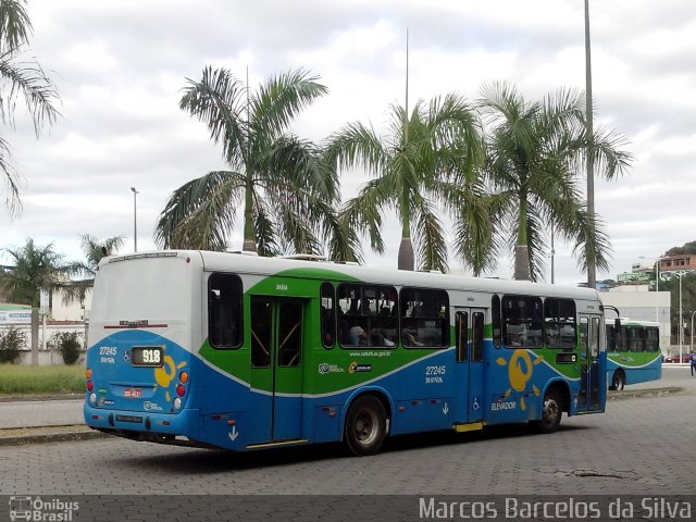 Nova Transporte 27245 na cidade de Cariacica, Espírito Santo, Brasil, por Marcos Barcelos da Silva. ID da foto: 2573850.