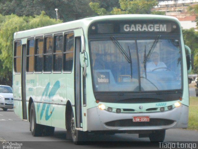 Sigma Transportes Coletivos 10088 na cidade de Piracicaba, São Paulo, Brasil, por Tiago Longo. ID da foto: 2576014.