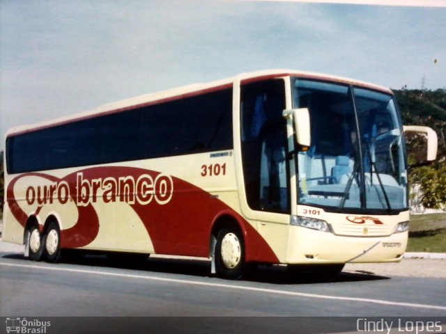 Viação Ouro Branco 3101 na cidade de São Paulo, São Paulo, Brasil, por Francisco Mauricio Freire. Número da foto: #2575912.