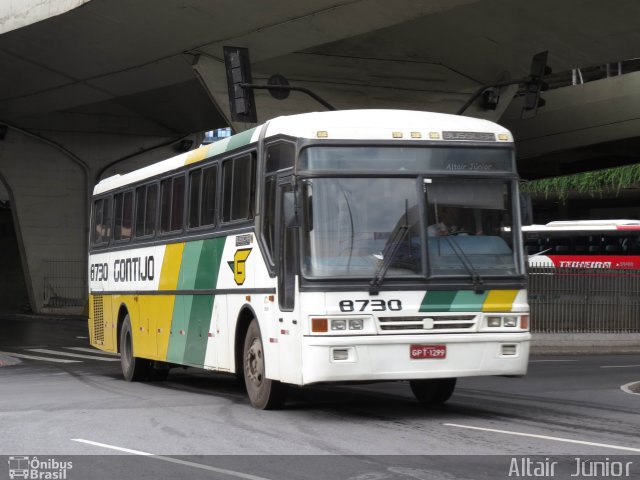 Empresa Gontijo de Transportes 8730 na cidade de Belo Horizonte, Minas Gerais, Brasil, por Altair Júnior. ID da foto: 2576825.