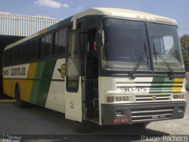 Empresa Gontijo de Transportes 3045 na cidade de Januária, Minas Gerais, Brasil, por Thiago  Pacheco. ID da foto: 2575949.