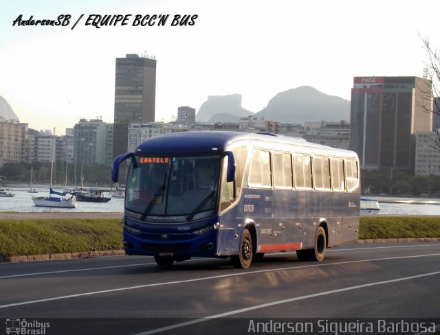 Expresso Pégaso D87828 na cidade de Rio de Janeiro, Rio de Janeiro, Brasil, por Anderson Siqueira Barbosa. ID da foto: 2576399.