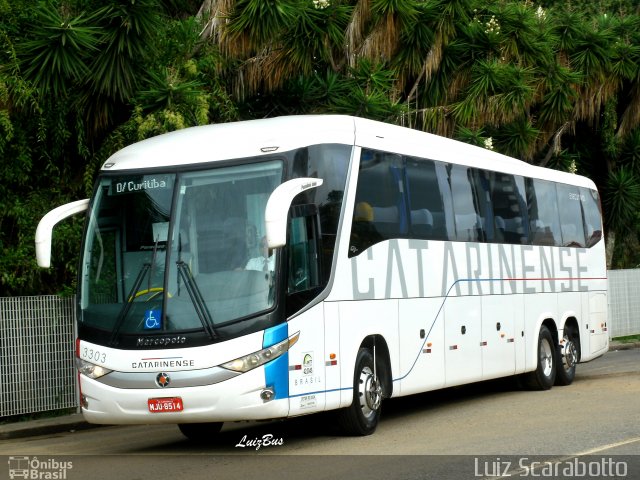 Auto Viação Catarinense 3303 na cidade de Curitiba, Paraná, Brasil, por Luiz Scarabotto . Número da foto: #2575683.