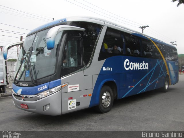 Viação Cometa 13206 na cidade de São Paulo, São Paulo, Brasil, por Bruno Santino. Número da foto: #2577845.