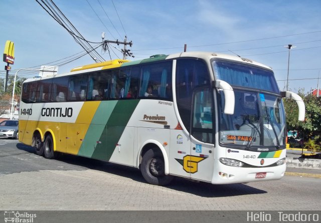 Empresa Gontijo de Transportes 14140 na cidade de Resende, Rio de Janeiro, Brasil, por Hélio  Teodoro. Número da foto: #2578018.