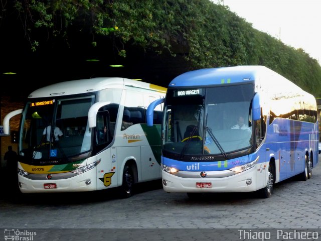 UTIL - União Transporte Interestadual de Luxo 10102 na cidade de Belo Horizonte, Minas Gerais, Brasil, por Thiago  Pacheco. Número da foto: #2577307.
