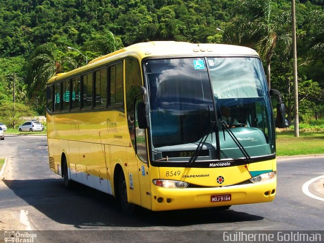 Viação Itapemirim 8549 na cidade de Viana, Espírito Santo, Brasil, por Guilherme Goldman. ID da foto: 2579022.