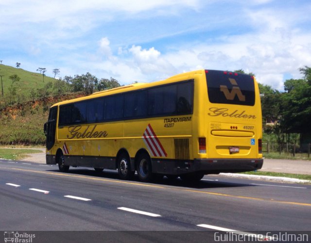 Viação Itapemirim 45207 na cidade de Viana, Espírito Santo, Brasil, por Guilherme Goldman. Número da foto: #2579016.