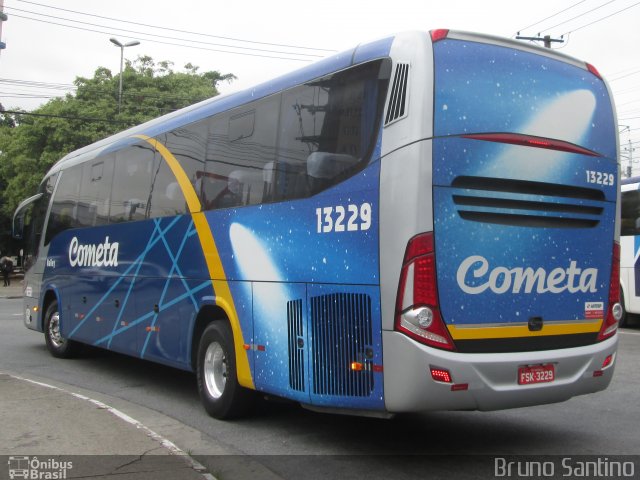 Viação Cometa 13229 na cidade de São Paulo, São Paulo, Brasil, por Bruno Santino. ID da foto: 2577831.