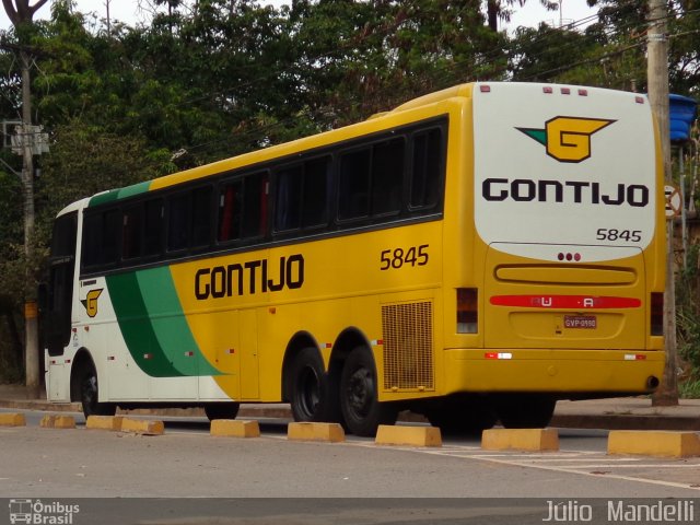 Empresa Gontijo de Transportes 5845 na cidade de Belo Horizonte, Minas Gerais, Brasil, por Júlio  Mandelli. ID da foto: 2578387.