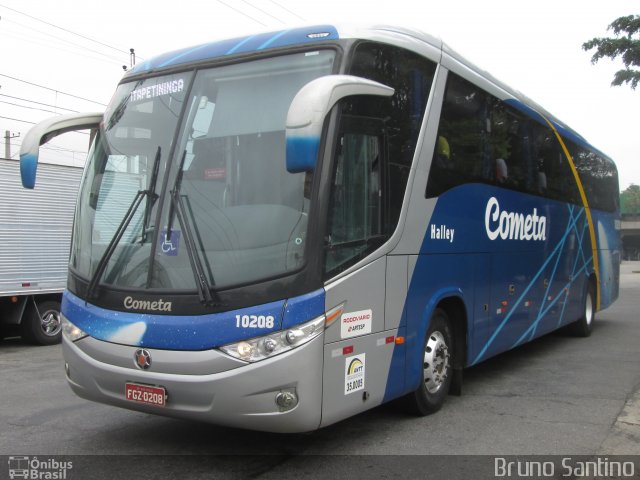 Viação Cometa 10208 na cidade de São Paulo, São Paulo, Brasil, por Bruno Santino. Número da foto: #2579700.
