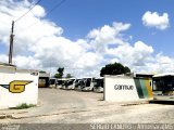 Empresa Gontijo de Transportes Garagem AMJ na cidade de Almenara, Minas Gerais, Brasil, por Sérgio Augusto Braga Canuto. ID da foto: :id.