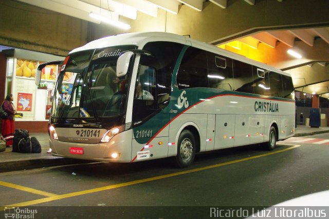 Expresso Cristália 210141 na cidade de São Caetano do Sul, São Paulo, Brasil, por Ricardo Luiz. Número da foto: #2619538.