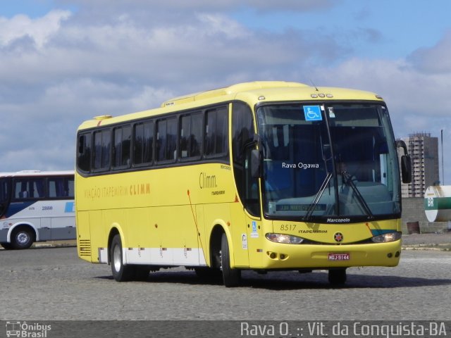 Viação Itapemirim 8517 na cidade de Vitória da Conquista, Bahia, Brasil, por Rava Ogawa. ID da foto: 2621250.