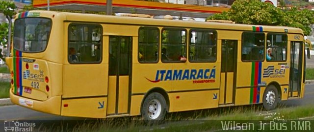 Itamaracá Transportes 492 na cidade de Abreu e Lima, Pernambuco, Brasil, por WILSON BARBOSA. ID da foto: 2619961.