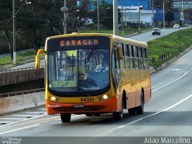 São Dimas Transportes 04351 na cidade de Belo Horizonte, Minas Gerais, Brasil, por Adão Raimundo Marcelino. ID da foto: 2620802.