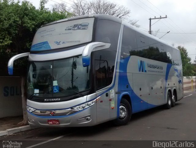 WL Transportes 7724 na cidade de Lucélia, São Paulo, Brasil, por Diego Carlos Oliveira. ID da foto: 2637558.