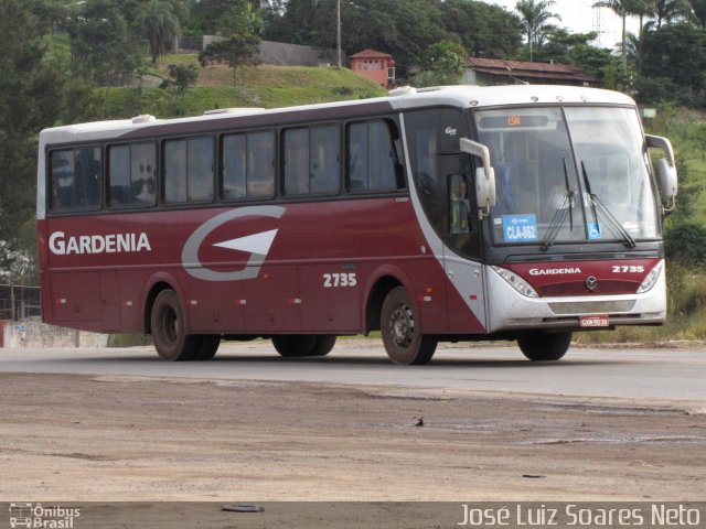 Expresso Gardenia 2735 na cidade de Conselheiro Lafaiete, Minas Gerais, Brasil, por José Luiz Soares Neto. Número da foto: #2637136.