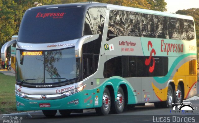 Expressa Turismo 55470 na cidade de Araxá, Minas Gerais, Brasil, por Lucas Borges . Número da foto: #2636711.
