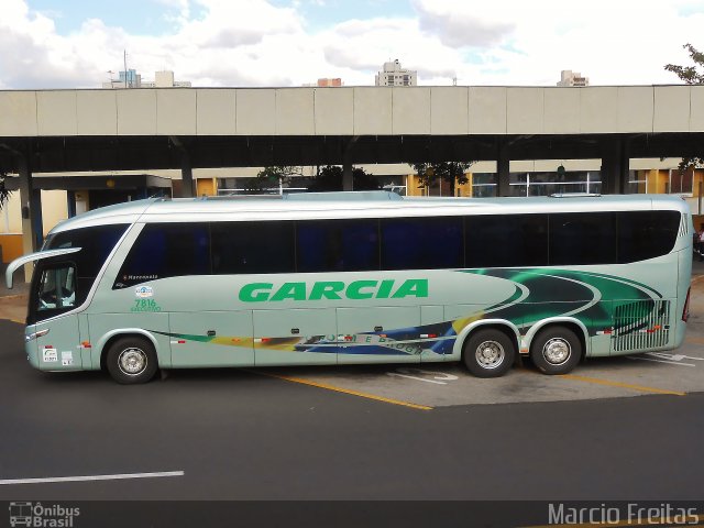Viação Garcia 7816 na cidade de Ribeirão Preto, São Paulo, Brasil, por Marcio Freitas. Número da foto: #2637652.