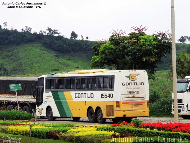 Empresa Gontijo de Transportes 15540 na cidade de João Monlevade, Minas Gerais, Brasil, por Antonio Carlos Fernandes. Número da foto: #2636713.