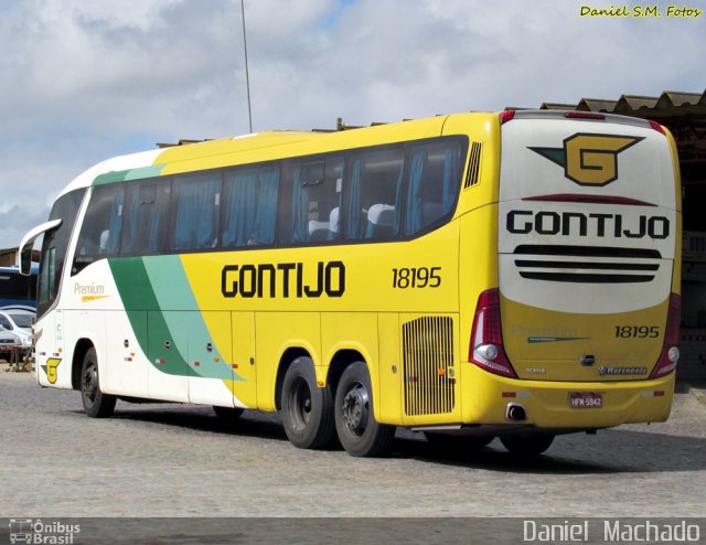Empresa Gontijo de Transportes 18195 na cidade de Vitória da Conquista, Bahia, Brasil, por Daniel  Machado. Número da foto: #2638138.