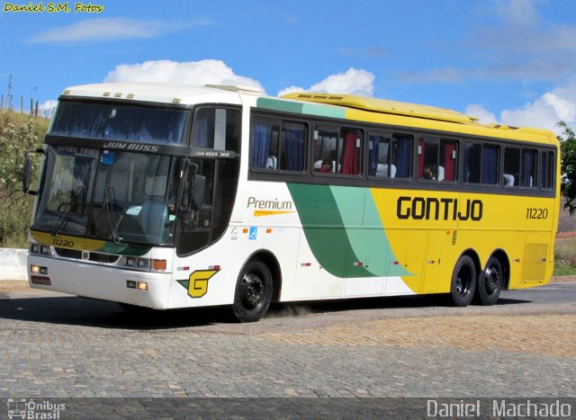 Empresa Gontijo de Transportes 11220 na cidade de João Monlevade, Minas Gerais, Brasil, por Daniel  Machado. Número da foto: #2638800.